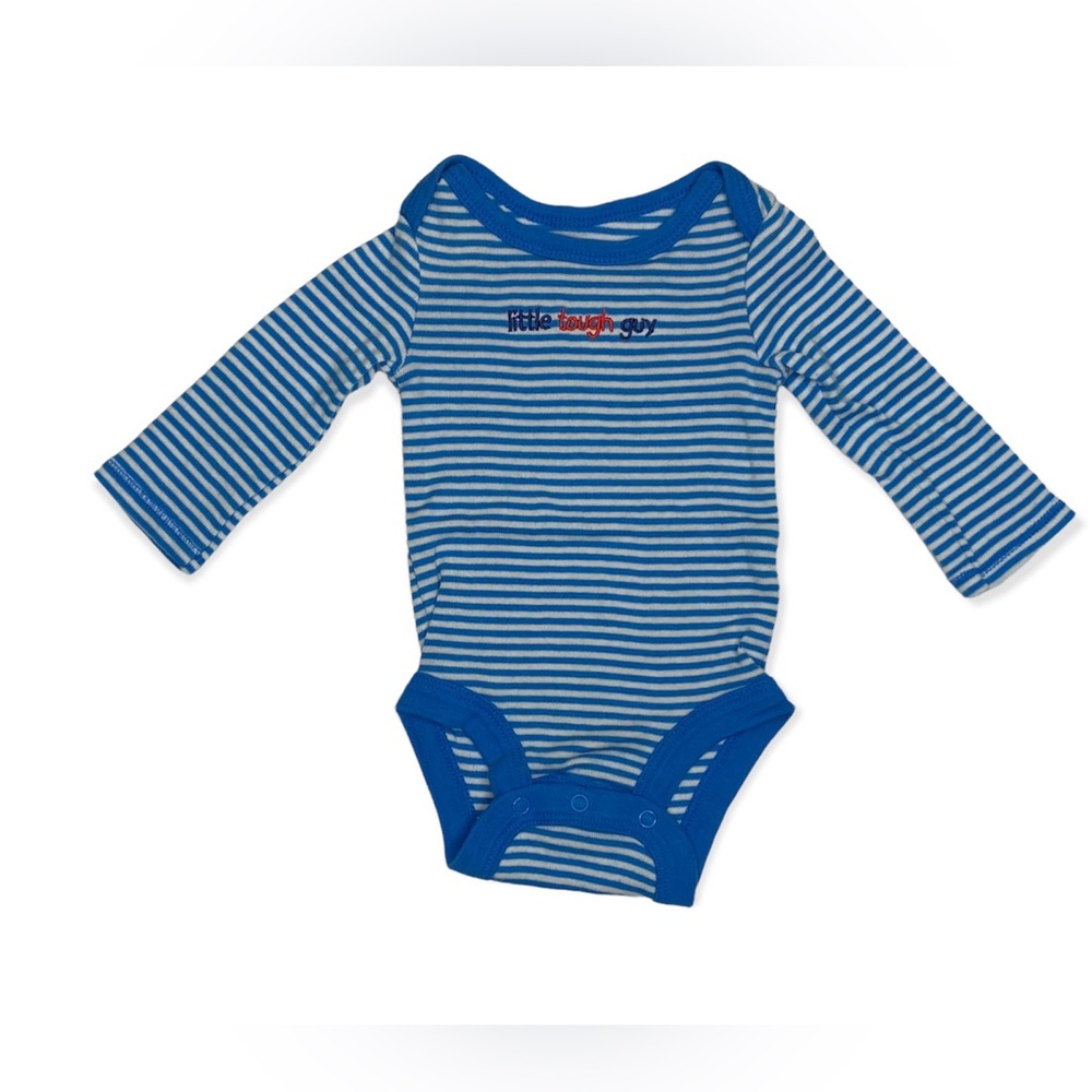 Koala Baby Long sleeve blue striped bodysuit 3M